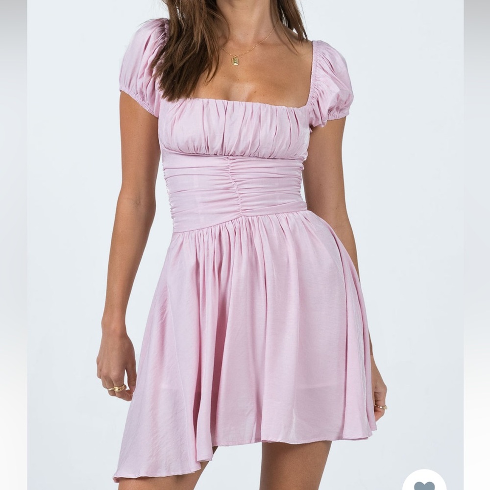 princess polly petal mini dress pink